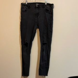 Old NavyBlack Ripped Skinny Jeans